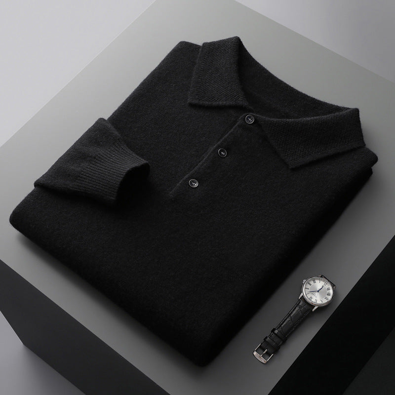 Andrzej – Klasyczny sweter polo męski