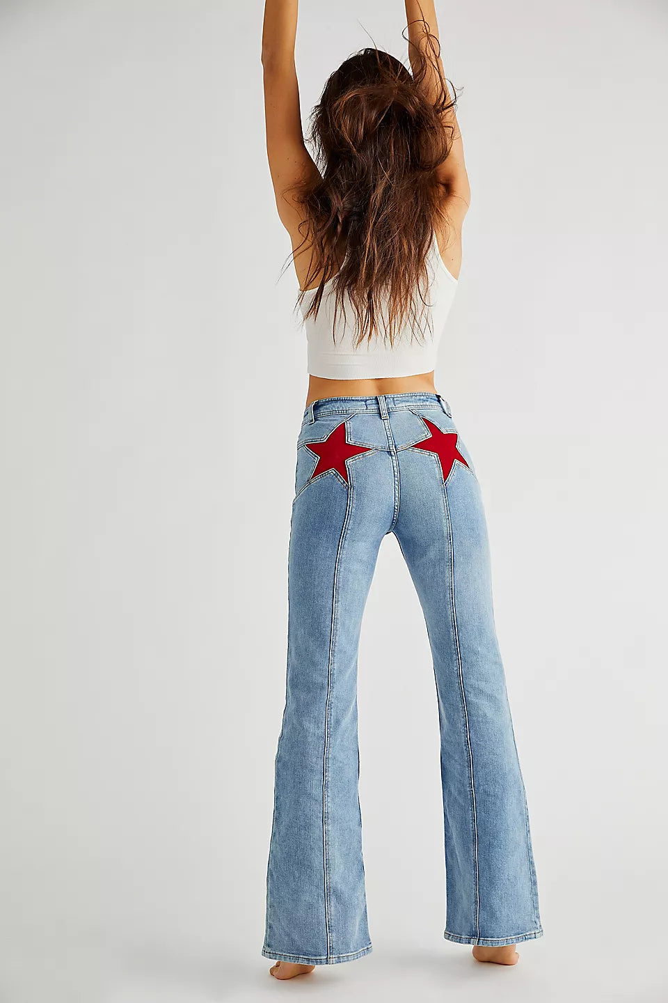 Stella – Jeansy damskie z gwiazdą