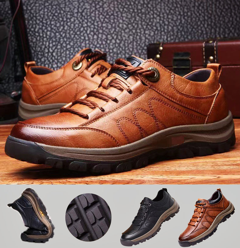 Dawid – Skórzane Półbuty Męskie Casual