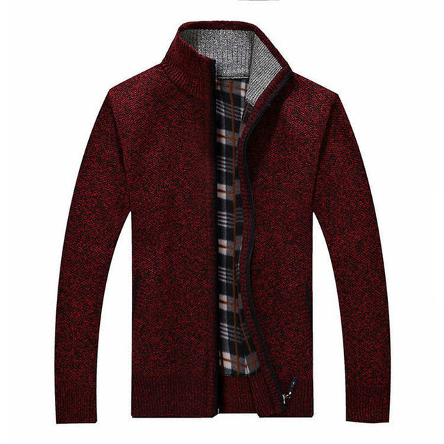 Dorian – Męski sweter zapinany na zamek