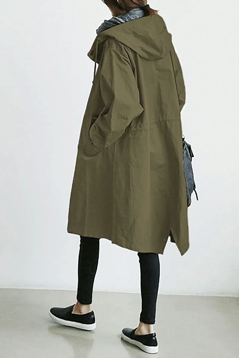Eliza – Lekki płaszcz przeciwdeszczowy oversize dla kobiet