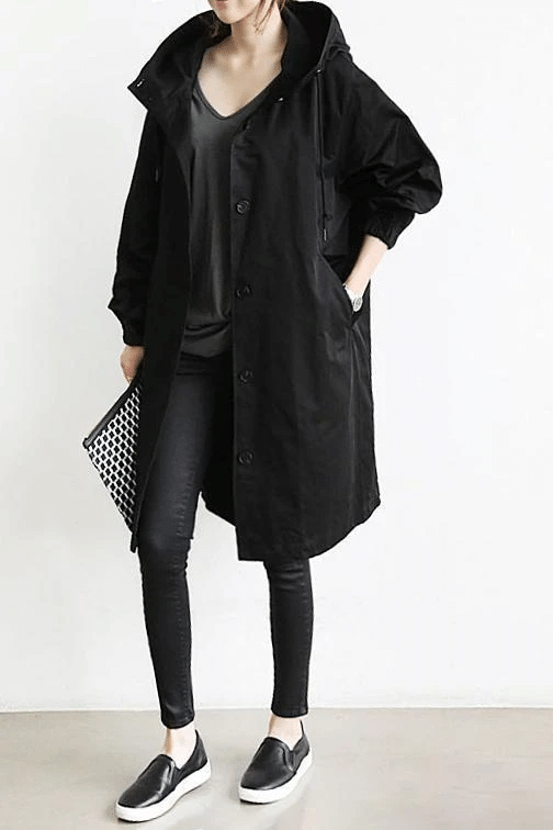 Eliza – Lekki płaszcz przeciwdeszczowy oversize dla kobiet