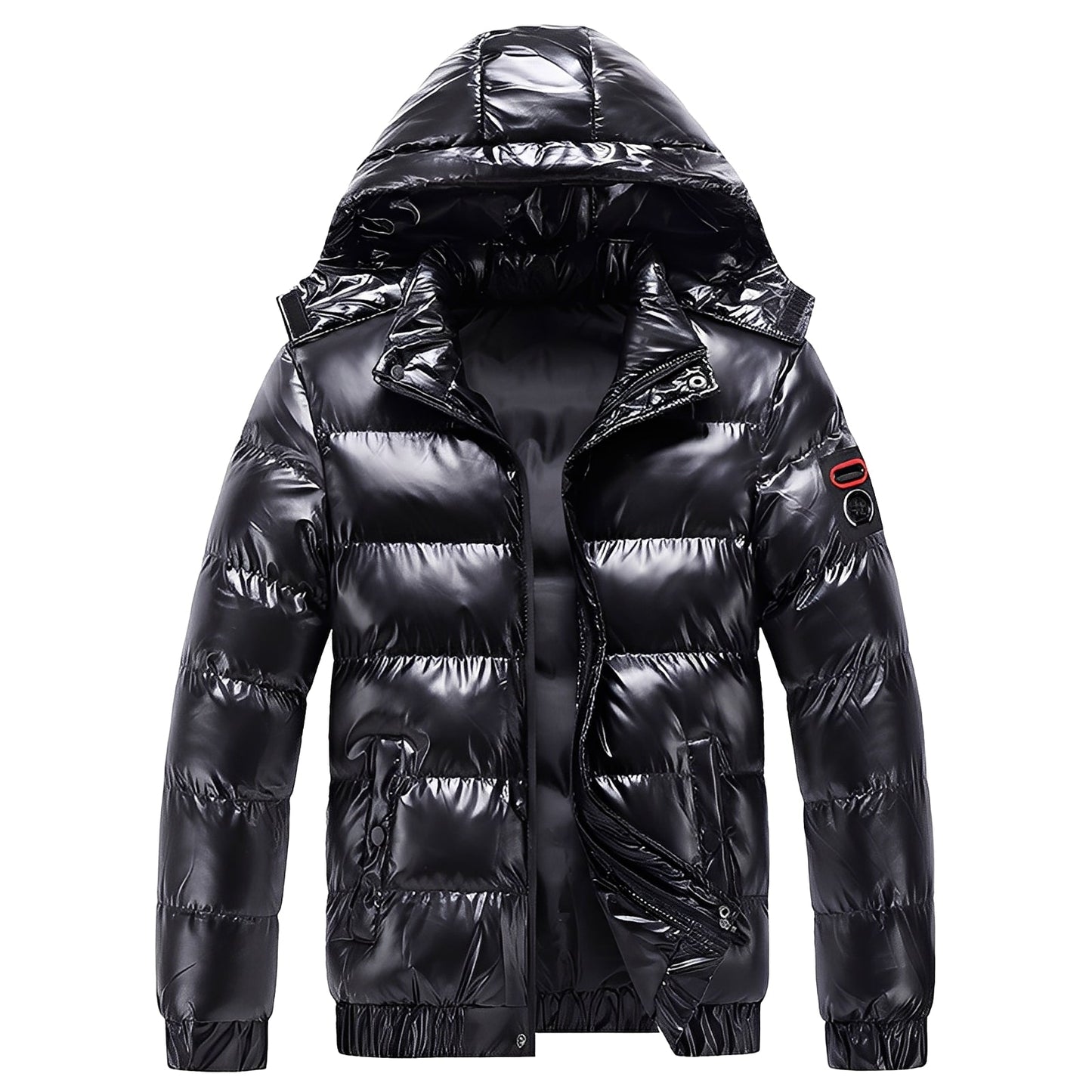 Álvaro – Męska zimowa kurtka puffer o nowoczesnym połysku