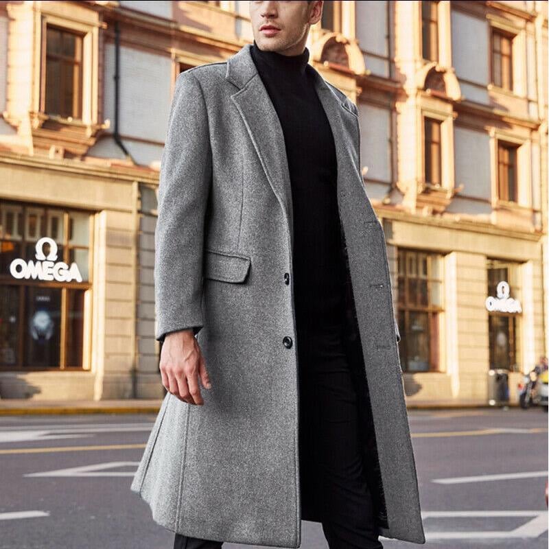 Victor – Płaszcz męski wełniany slim fit