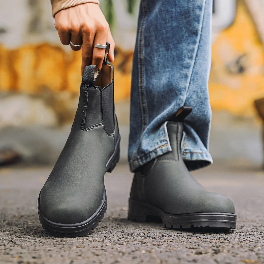Orion – Sztyblety męskie skórzane casual