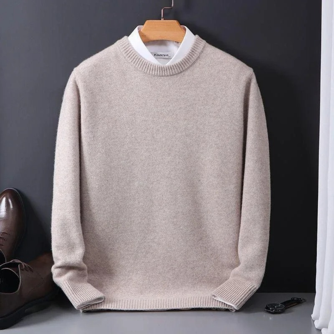 Ethan – Męski sweter casual oversize z miękkiego materiału