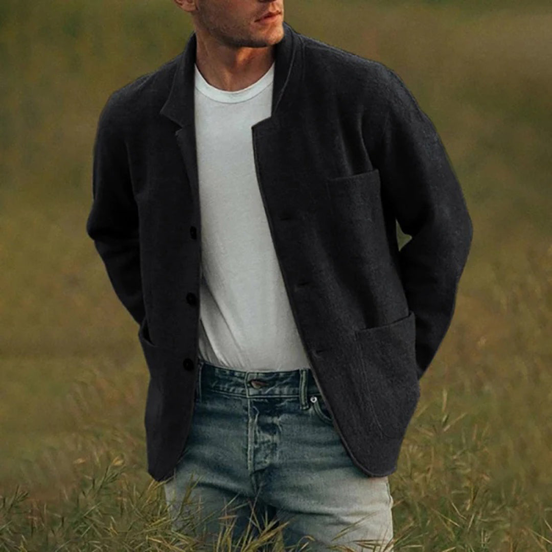 Tomasz - Marynarka męska casual z kieszeniami