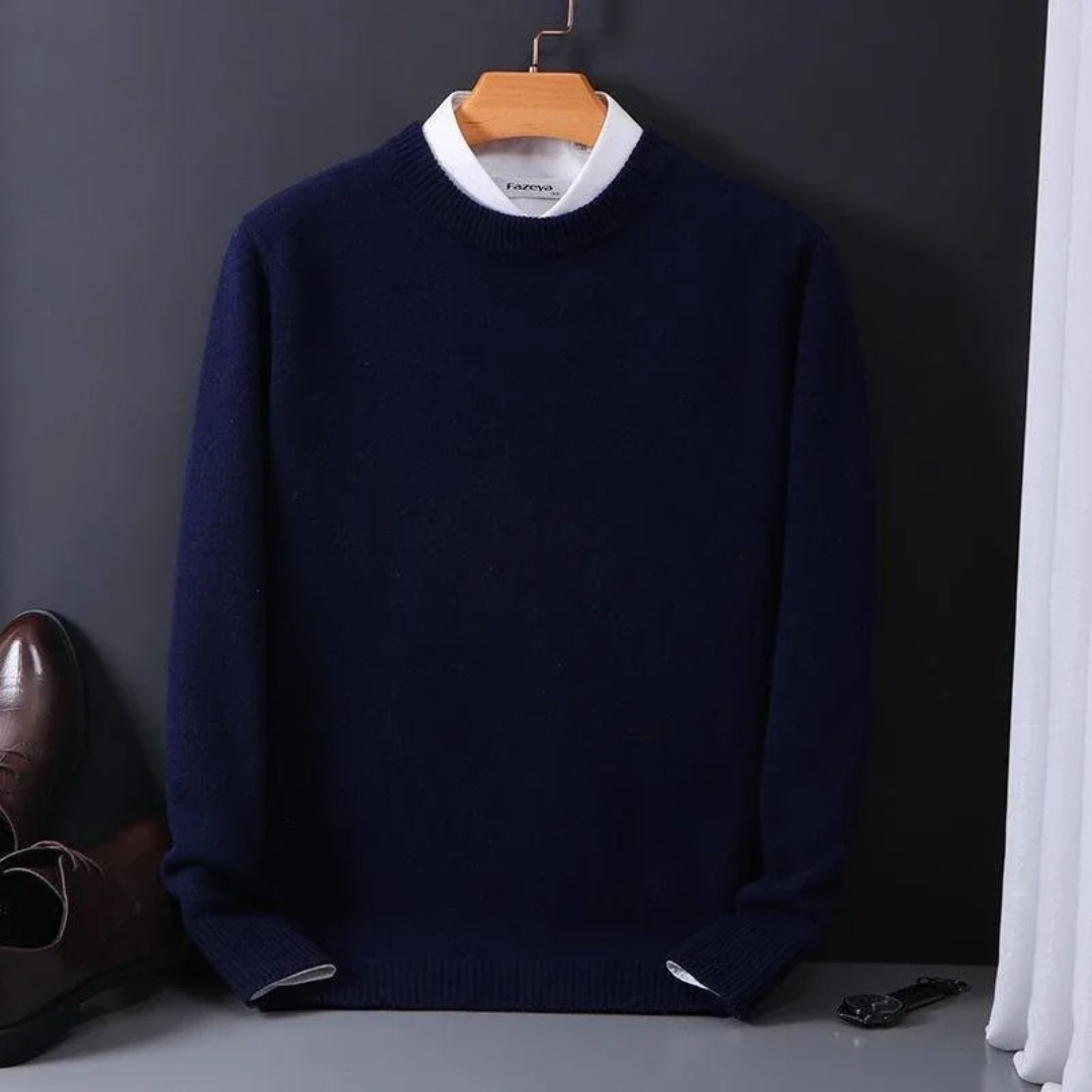 Ethan – Męski sweter casual oversize z miękkiego materiału