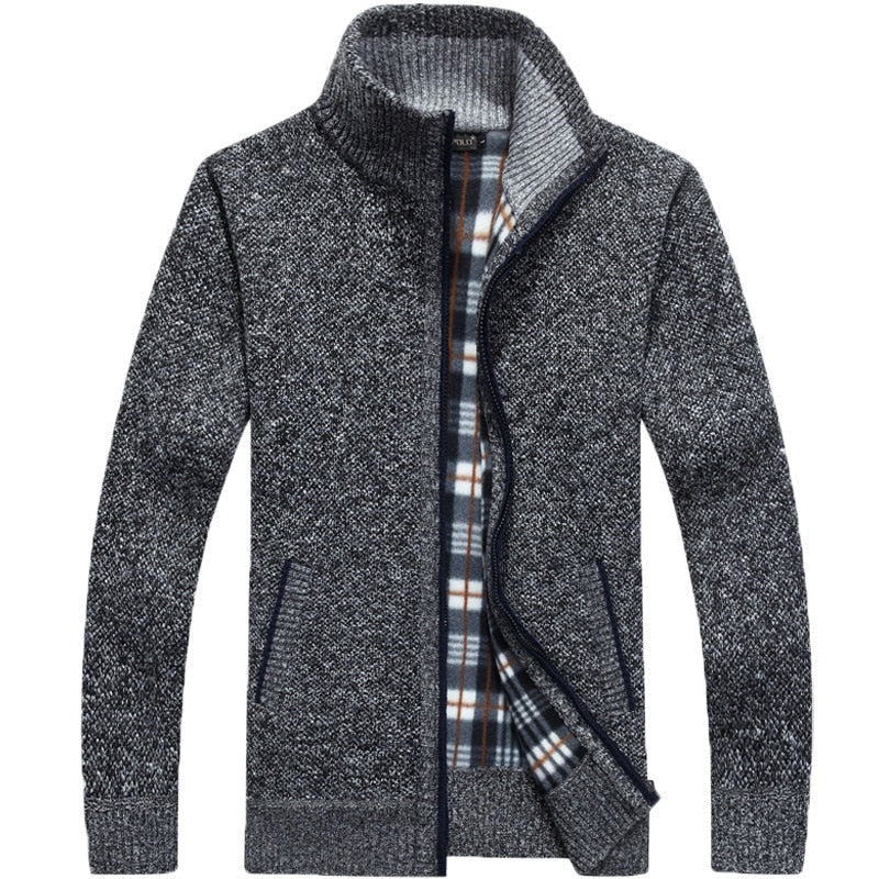 Dorian – Męski sweter zapinany na zamek
