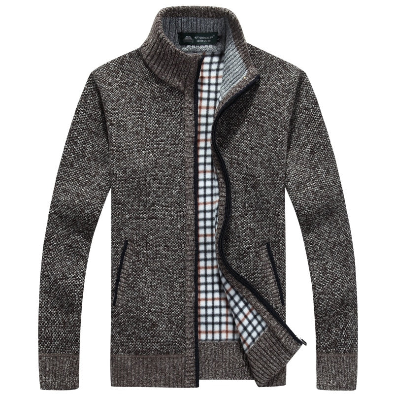 Dorian – Męski sweter zapinany na zamek