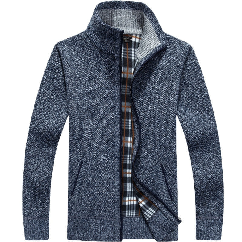 Dorian – Męski sweter zapinany na zamek