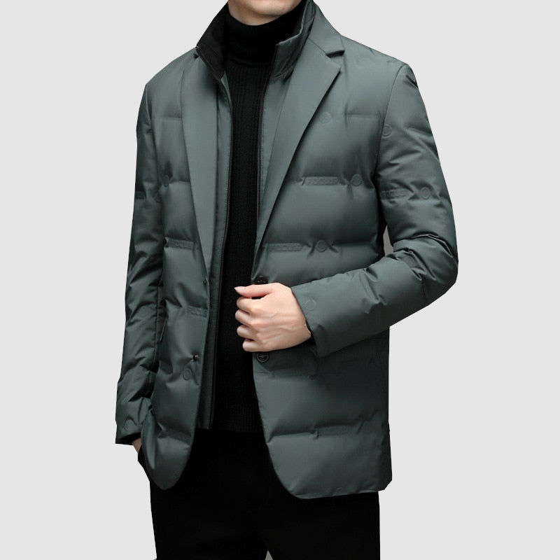 Dominik – Pikowana Kurtka Męska w Stylu Marynarki