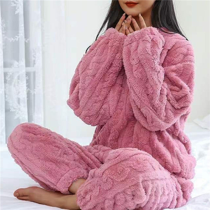 Zosia – Dwuczęściowy Damski Komplet Polarowy Homewear