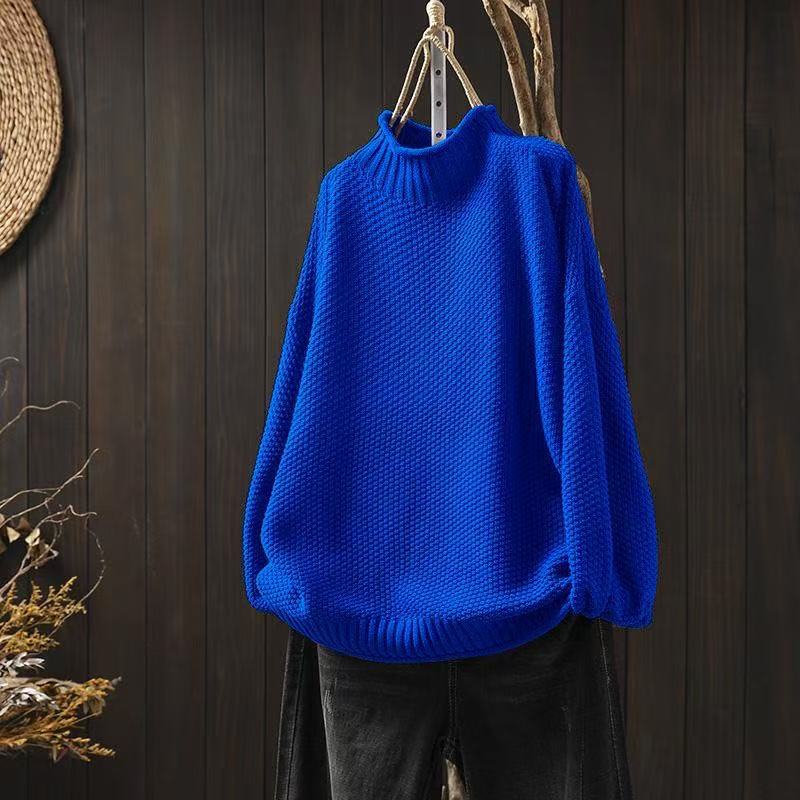 Luna – Męski sweter oversize z golfem