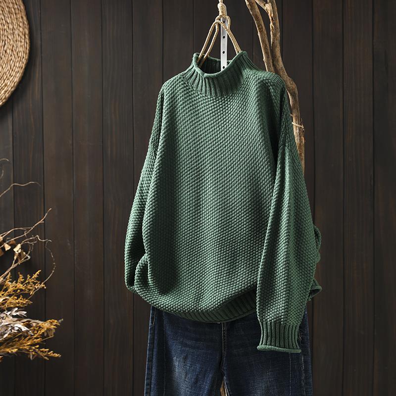 Luna – Męski sweter oversize z golfem