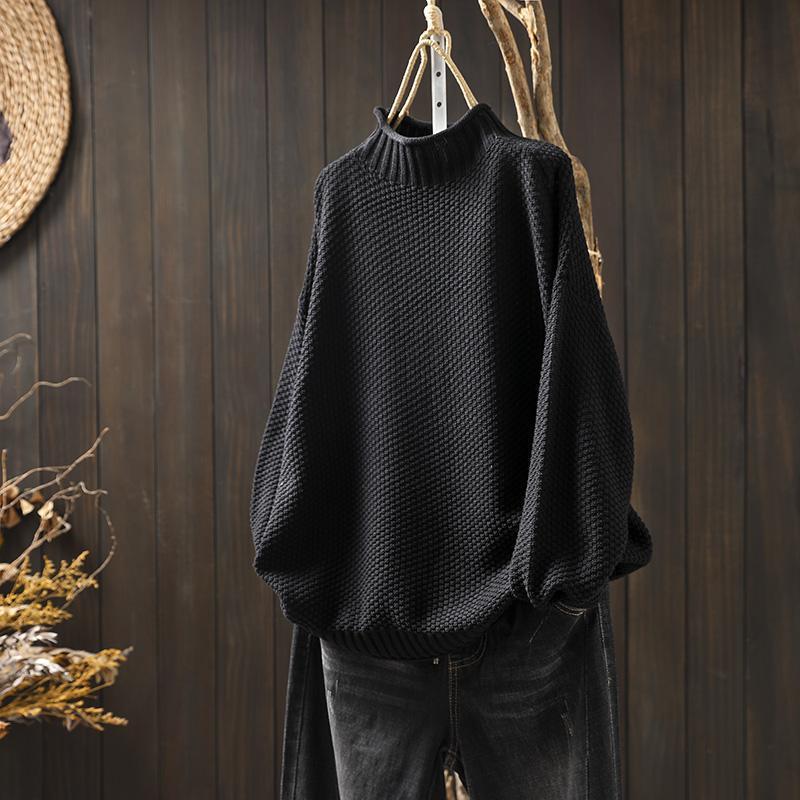 Luna – Męski sweter oversize z golfem