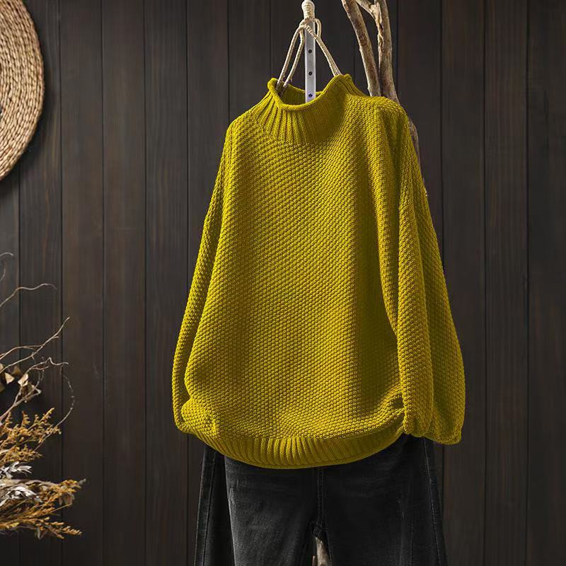 Luna – Męski sweter oversize z golfem