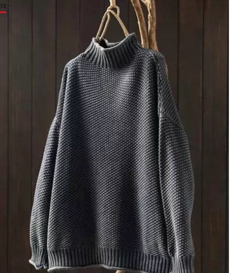 Luna – Męski sweter oversize z golfem