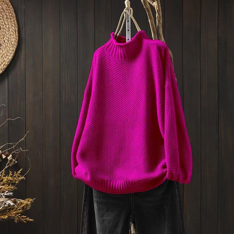 Luna – Męski sweter oversize z golfem