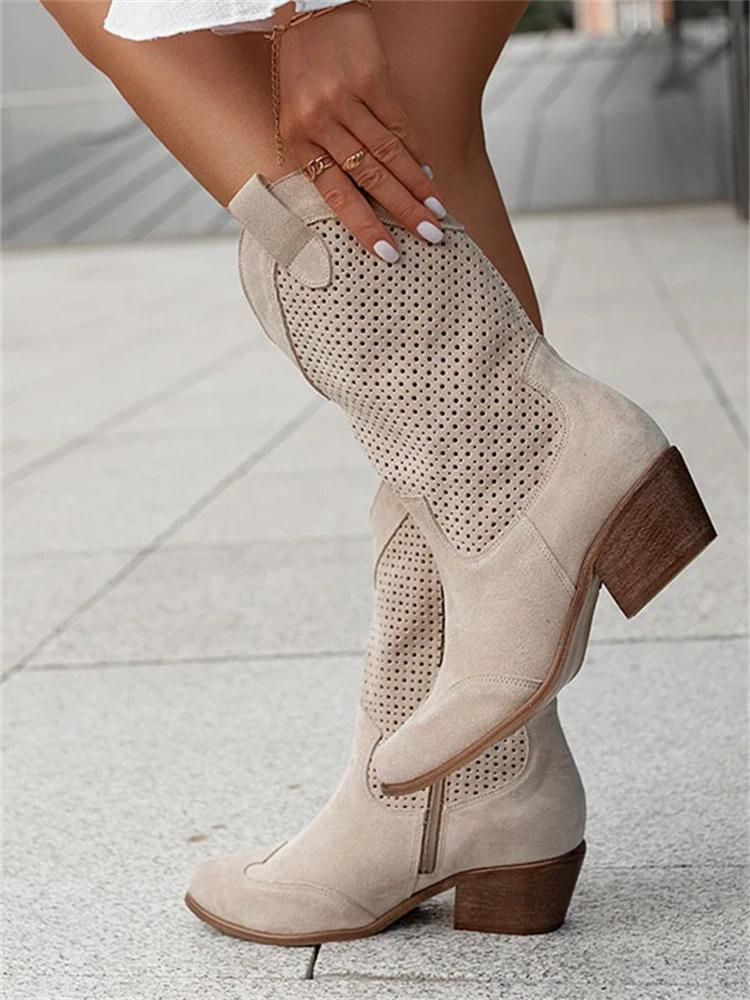 Oddychające buty kowbojskie