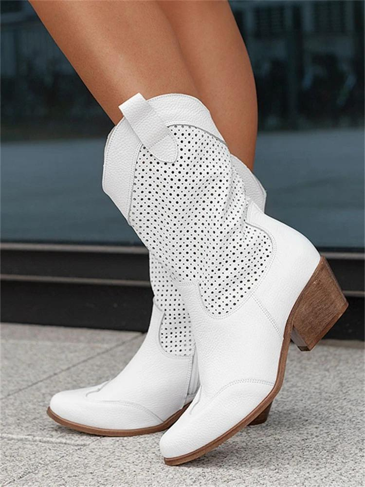 Oddychające buty kowbojskie
