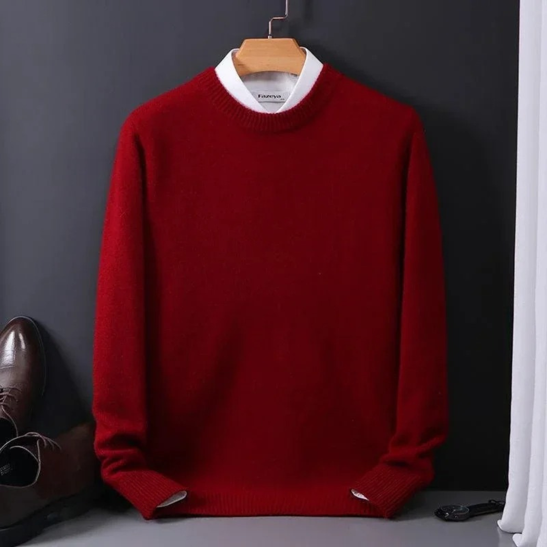 Ethan – Męski sweter casual oversize z miękkiego materiału