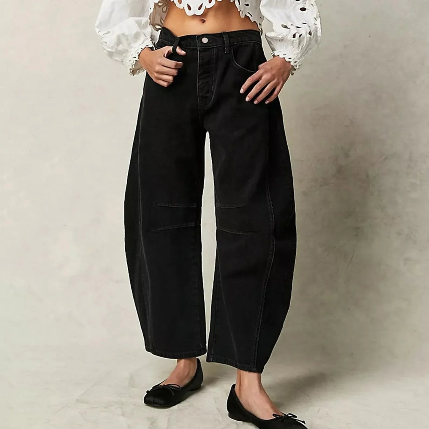 Julia – Jeansy wide leg damskie