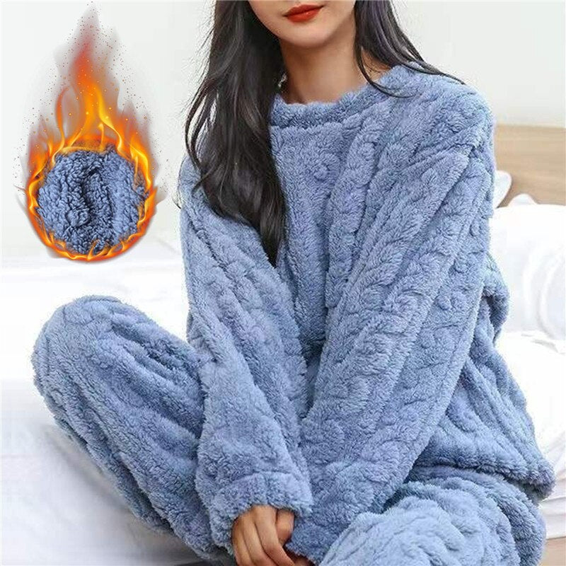 Zosia – Dwuczęściowy Damski Komplet Polarowy Homewear