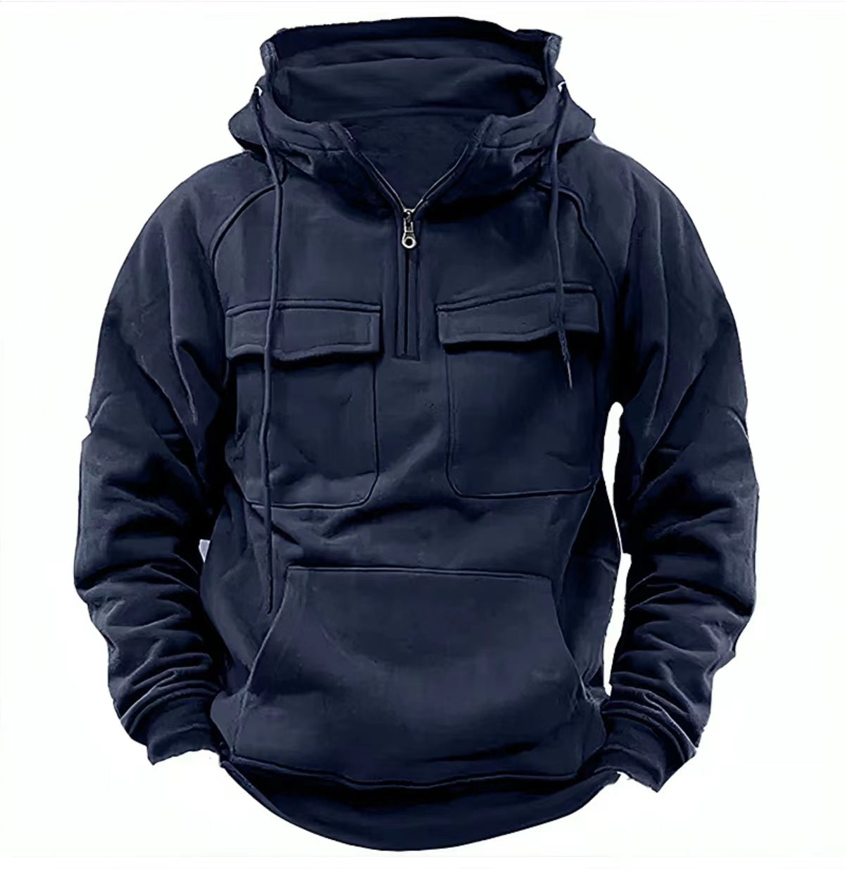 Hugo – Bluza z kieszeniami i suwakiem