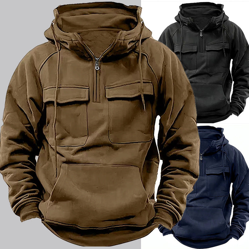 Hugo – Bluza z kieszeniami i suwakiem