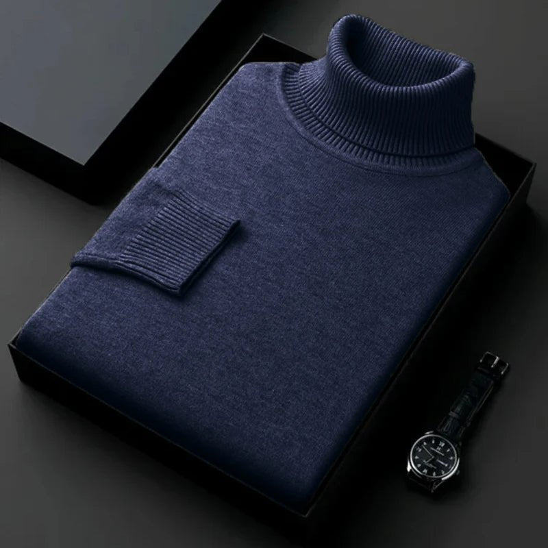 Arden – Sweter z golfem z miękkiej dzianiny