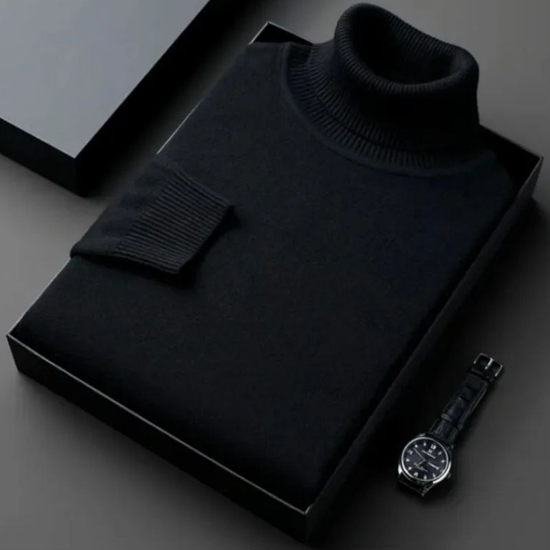 Arden – Sweter z golfem z miękkiej dzianiny