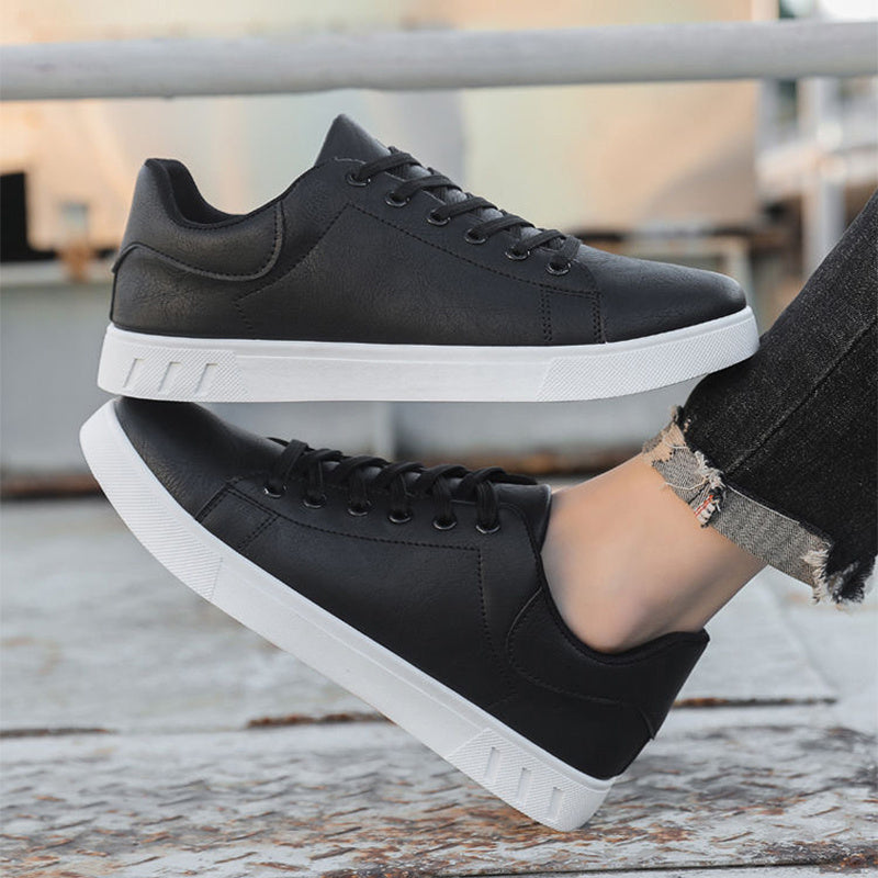 Ethan - Buty sportowe męskie skórzane casualowe