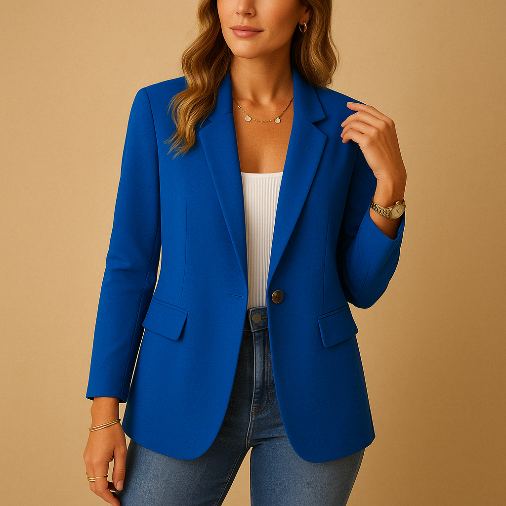 Karolina – Damski blazer taliowany elegancki