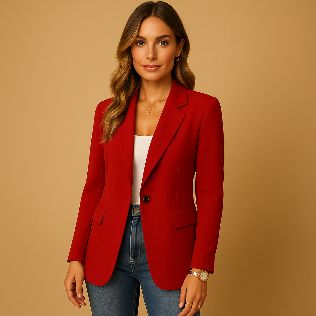 Karolina – Damski blazer taliowany elegancki