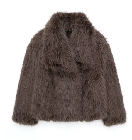 DoCzerwonyhea | Elegante warme Felljacke