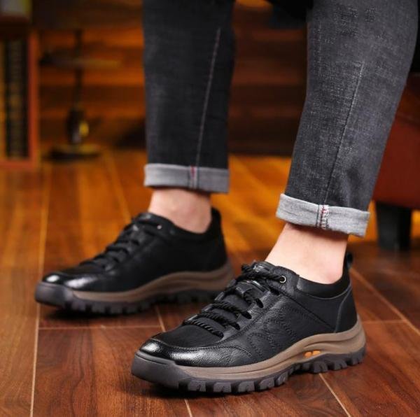 Dawid – Skórzane Półbuty Męskie Casual