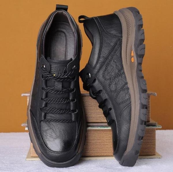 Dawid – Skórzane Półbuty Męskie Casual