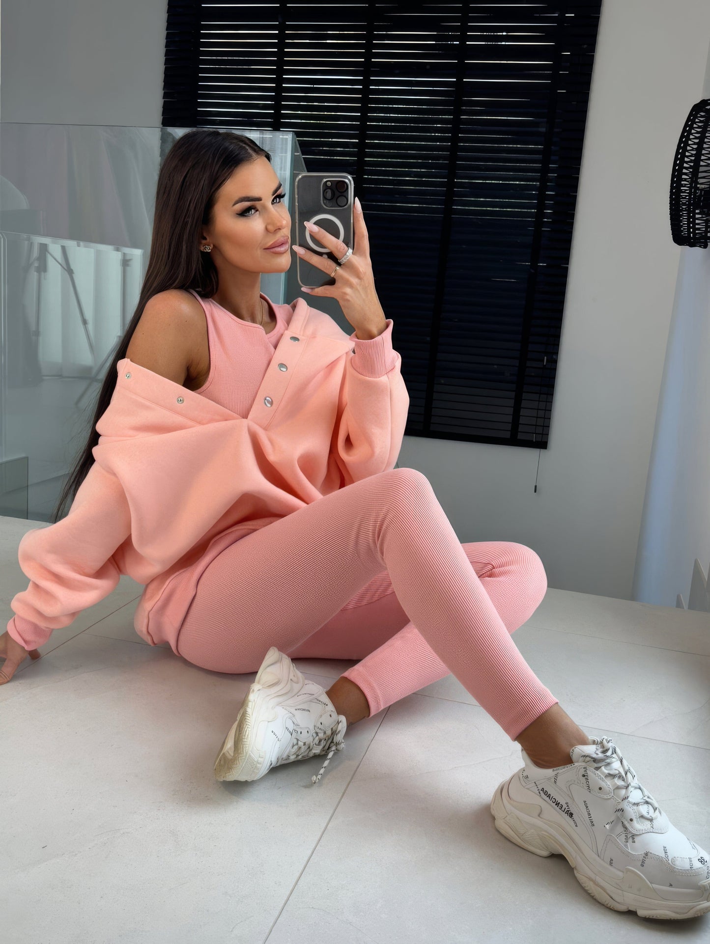Lena – Stylowy Dres Damski z Bluzy i Legginsów