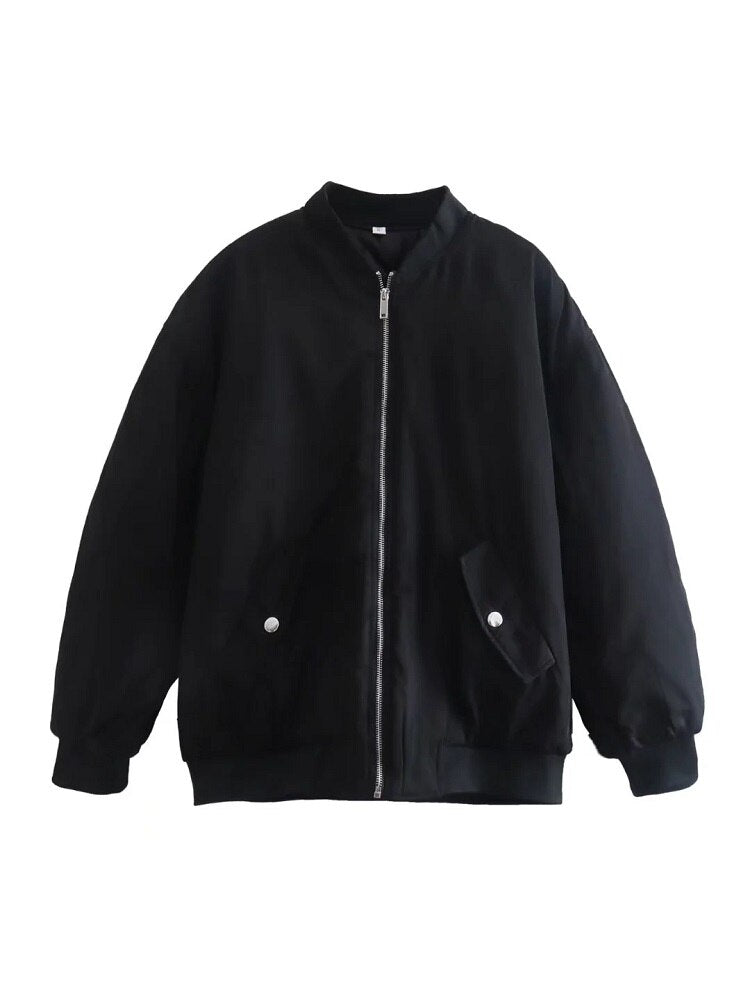 Kaia – Kurtka damska bomberka oversize pikowana