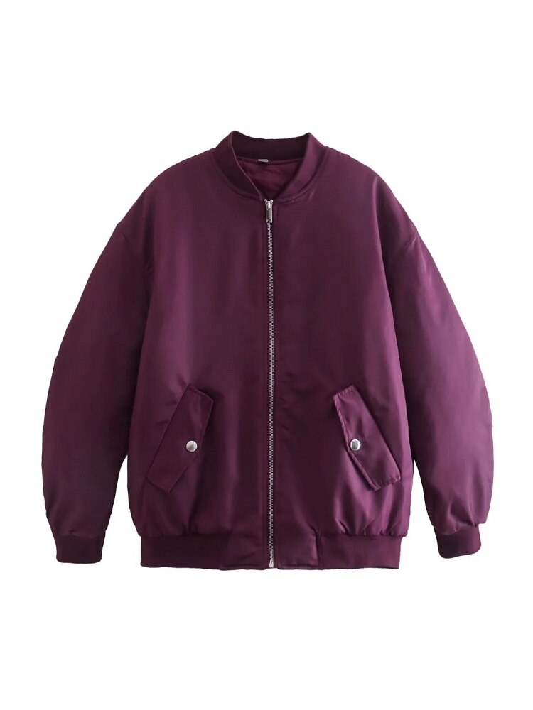 Kaia – Kurtka damska bomberka oversize pikowana
