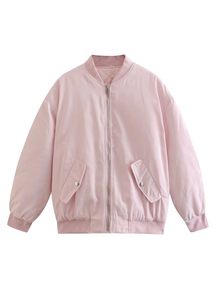 Kaia – Kurtka damska bomberka oversize pikowana
