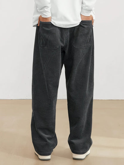 Adrian – Męskie spodnie sztruksowe w stylu casual