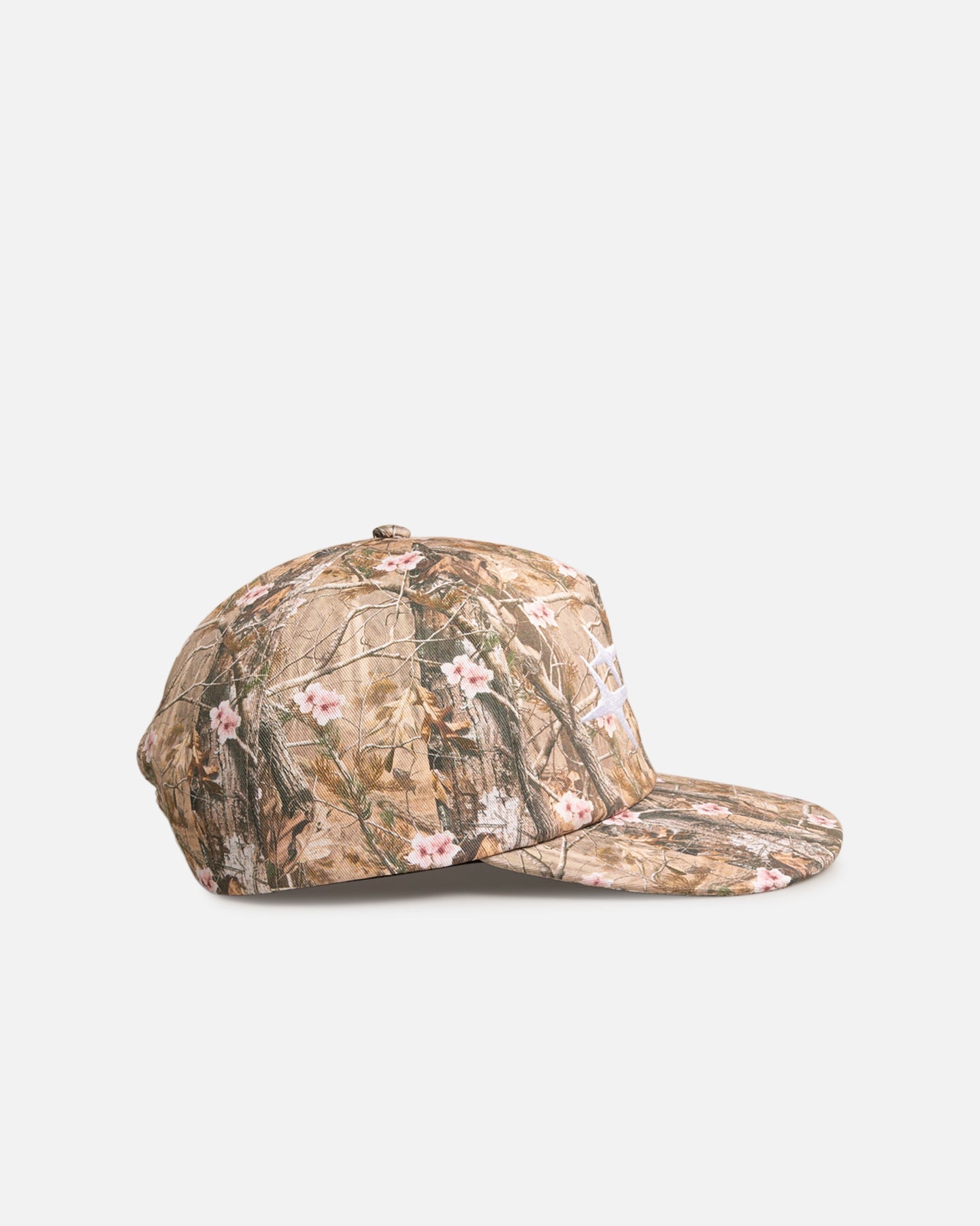 Loiter Hybrid Snapback Cap Pink Tree Camo - Image 3