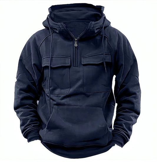 Hugo – Bluza z kieszeniami i suwakiem