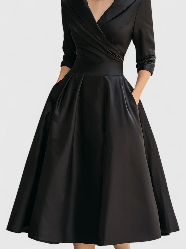 Luisa – Elegant Midi Dress for Women - Image 4