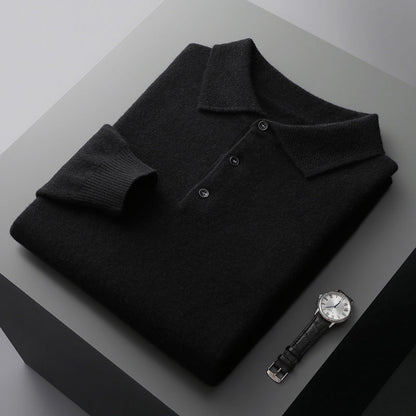 Andrzej – Klasyczny sweter polo męski