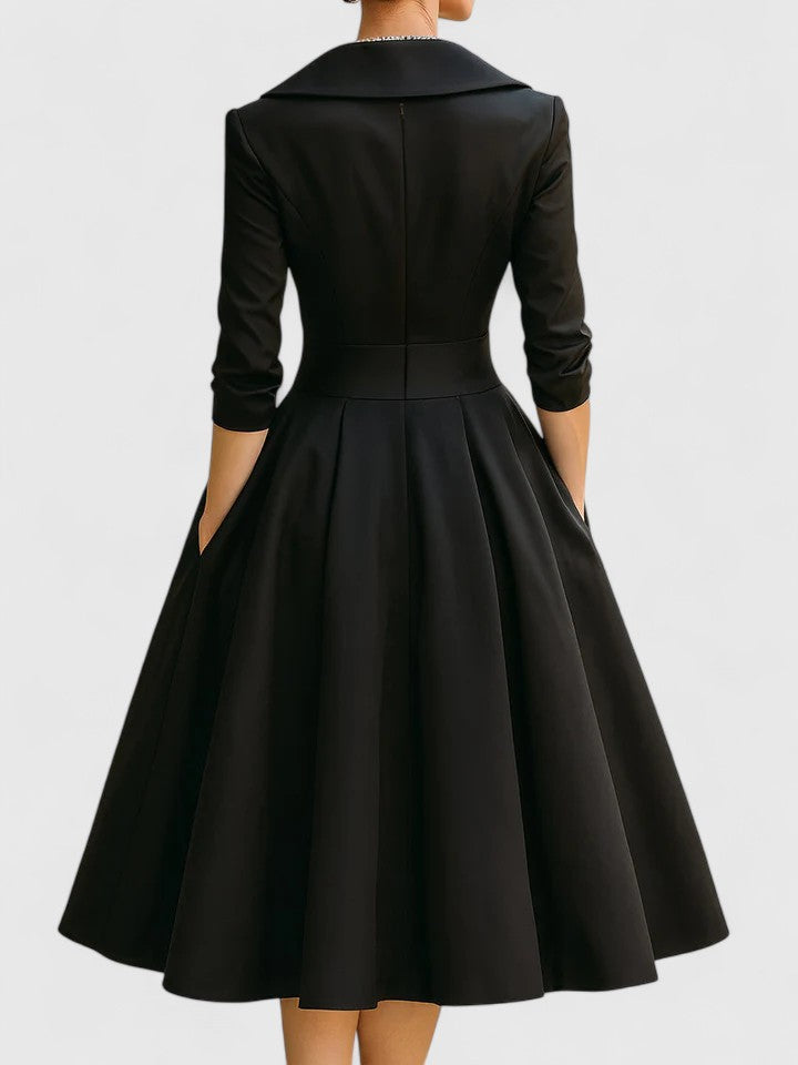 Luisa – Elegant Midi Dress for Women - Image 5