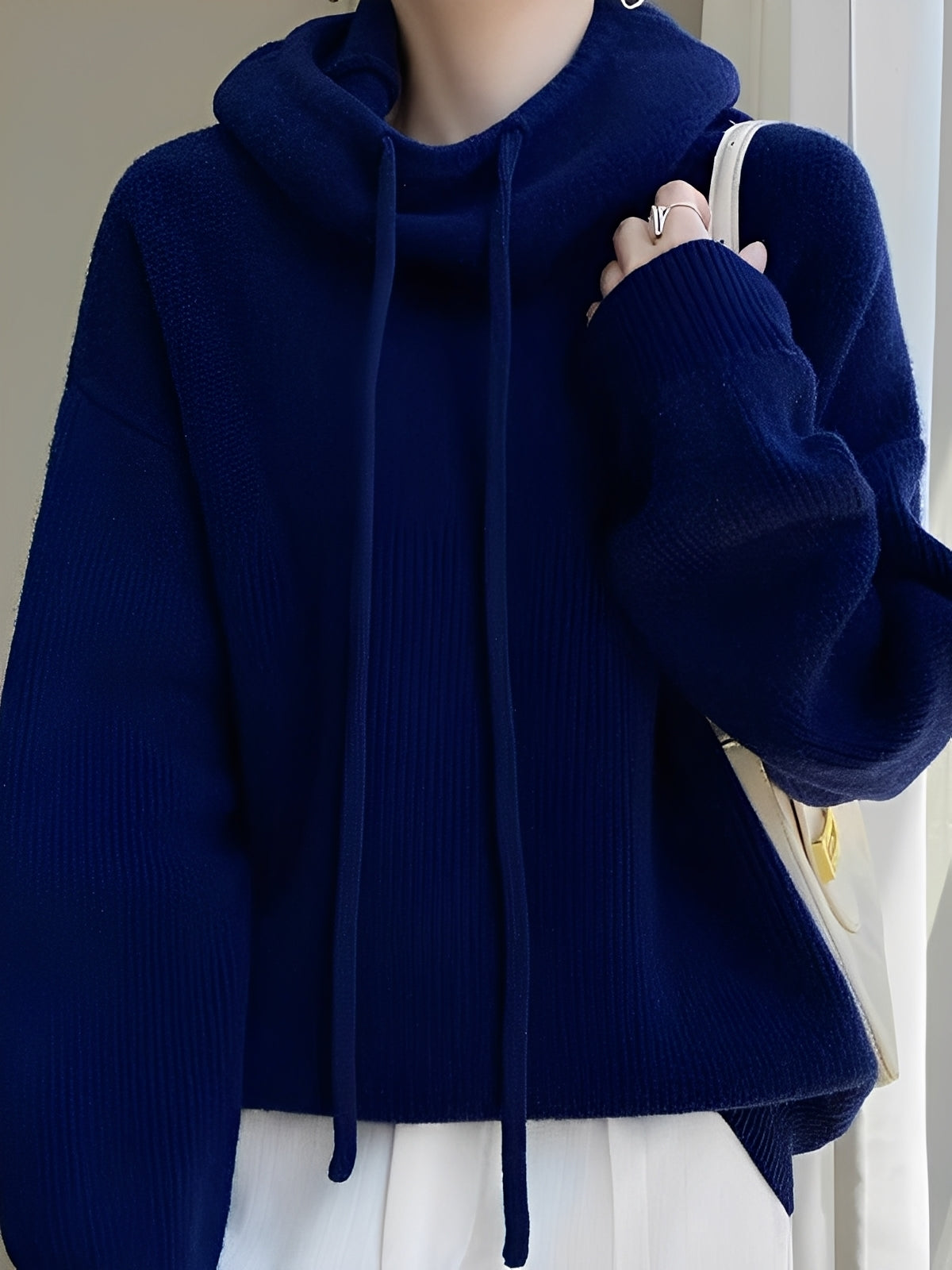 Lea – Miękki sweter z wysokim kołnierzem dla kobiet