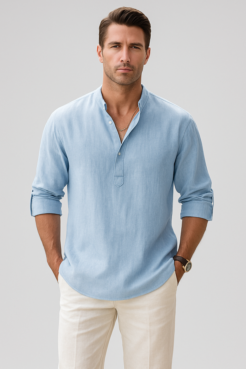 Sven – Casual Button-Up Shirt for Men - Image 3
